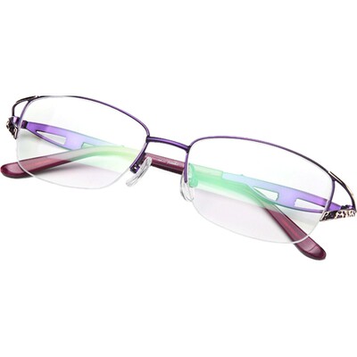 时尚高档老花镜女智能变色渐进多