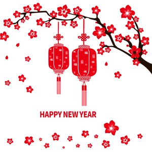 春节喜庆贴画店铺商场橱窗玻璃贴纸过年元旦布置新年装饰品墙贴纸