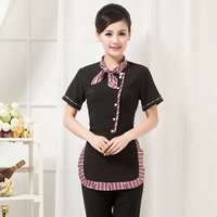 Женские черные ленты с коротким рукавом