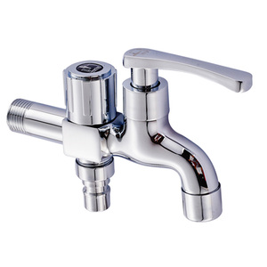 潜水艇阳台三通一进二出一分二双用双头双出水两用洗衣机龙头LS2