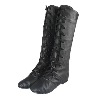 纯皮藏族靴子蒙族舞蹈高腰靴蒙古剧目靴男女儿童成人真皮蒙古马靴