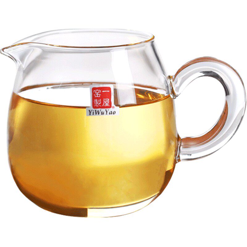 一屋窑正品耐热玻璃公道杯分茶器茶海手工生产功夫茶推荐茶具配件