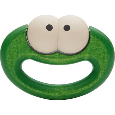 Naef quak 新生儿可爱益智牙胶摇铃 德国进口木质婴儿玩具 0-1岁