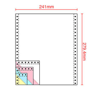 彩色打印纸 电脑连打纸一联二联三联四联五联两联二三等分针式