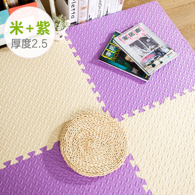 儿童泡沫地垫加厚2.5cm拼图爬行垫大号60拼接爬爬垫卧室地板垫子