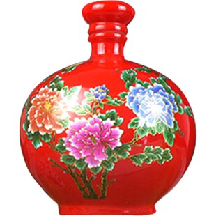多款2斤装景德镇陶瓷空酒瓶藏酒坛密封酒罐酒壶散装专用存酒瓶