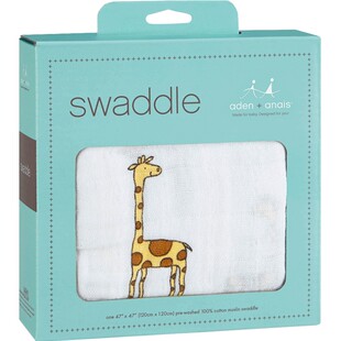 adenanais新生儿包被包单初生婴儿纱布巾防惊跳襁褓抱被纯棉浴巾