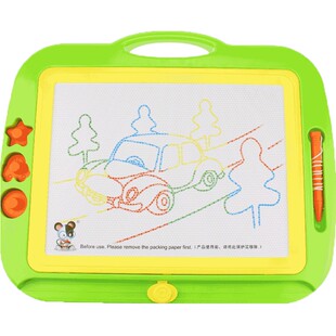 加大厚彩色磁性画画板儿童绘画板宝宝写字板玩具涂鸦板黑板手写板