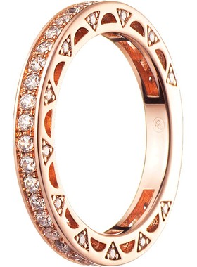 阿斯娜闪耀玫瑰戒指ATHENAIE金色