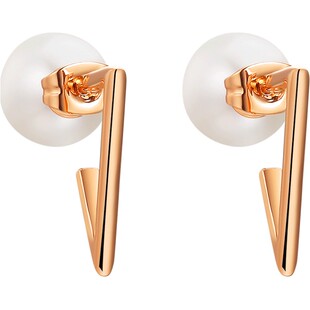 伊泰莲娜耳环女日韩版时尚耳饰几何饰品 简约首饰三角形