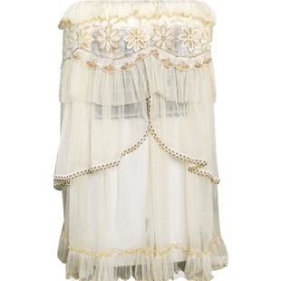 蕾丝中分式空调扇罩全包立式塔式冷风扇罩冷气机防尘防污罩可定制