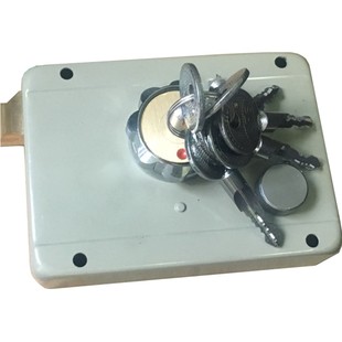 包邮原装老式盼盼防盗门锁AFS安防十字外装门锁C级实力边锁A1076D