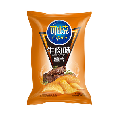 可比克膨化食品薯片
