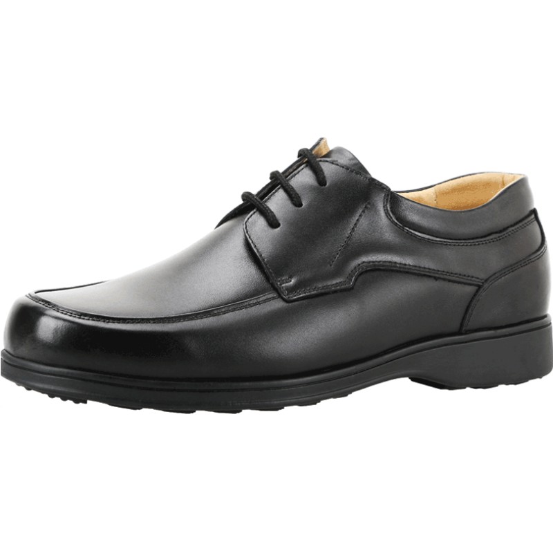 3515强人男鞋真皮正装商务皮鞋保安门卫皮鞋男职业系带皮鞋工装鞋