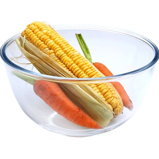 scybe喜碧出口玻璃碗家用加厚大水果碗沙拉碗泡面汤碗色拉碗