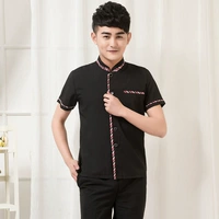 Стример черный с коротким рукавом мужской стиль