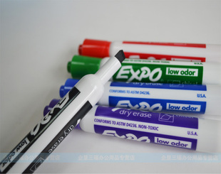 原装 三福EXPO 80000白板笔方头 可擦笔