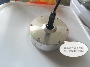 促超低速外转子发电机 风力发电机 体质小功率大 250w