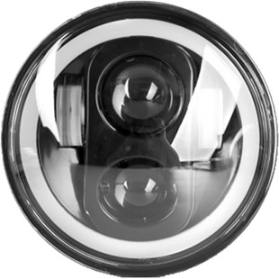 龙嘉V咖哈雷750 883 X48大灯总成摩托车改装5.75寸LED奔达250大灯