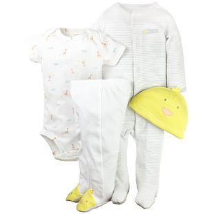 美国carters卡特正品纯棉男女宝新生儿/满月/百日送礼套装
