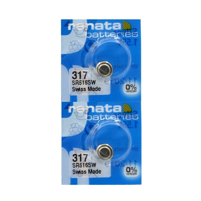 Renata瑞士317石英手表电池SR516SW电子原装适用于斯沃琪5.8*1.6