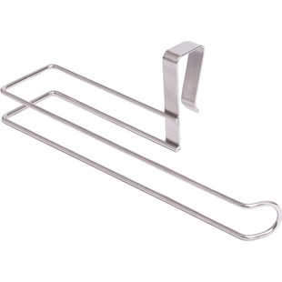 ORZ 不锈钢橱柜挂式纸巾架擦手纸架卷纸架免打孔厨房用纸架毛巾架