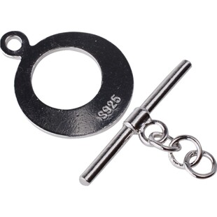 S925纯银扣子 纯银OT扣项链扣手链扣搭扣珍珠扣 首饰diy白银配件