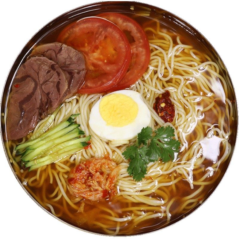 咕咕熊朝鲜冷面x5袋 正宗东北大延吉荞麦韩式速食小吃凉面烤冷面