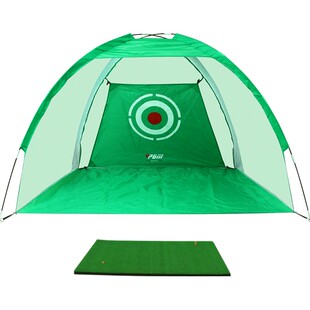 PGM室内高尔夫练习网套装打击笼家庭切杆网挥杆练习器训练打击网