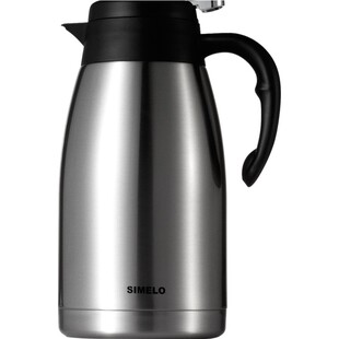 simelo不锈钢保温壶家用大容量便携办公室暖壶水壶暖水瓶热水瓶2L