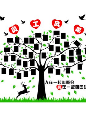 照片学校相框员工风采企业文化墙