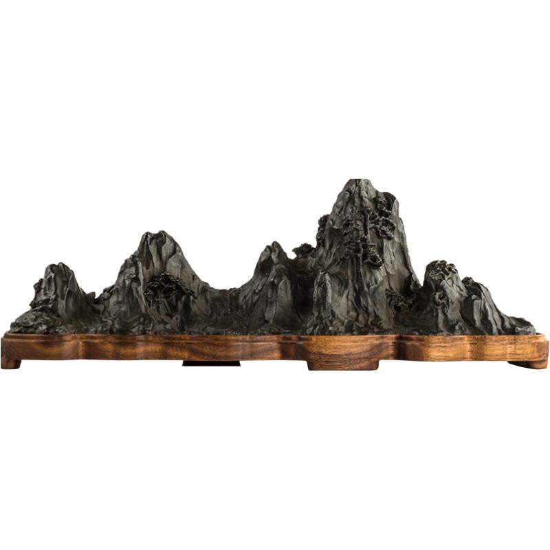 故宮文創(chuàng) 千里江山臥香爐 熏香爐擺件創(chuàng)意線香爐山子銅香爐