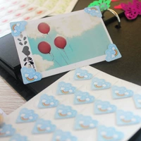 24 угловые наклейки [Радуга]