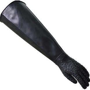 喷砂手套配喷沙机防护加厚橡胶手掌颗粒止滑防水耐油工业劳保用品