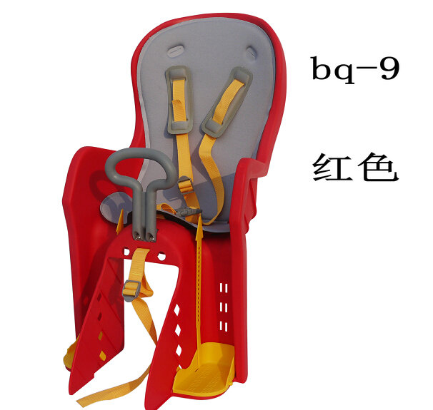 宝骑出口儿童自行车座椅后置山地车折叠女式车宝宝后坐椅扶手包邮