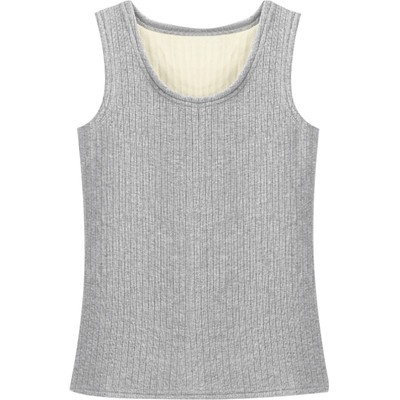 加绒加厚保暖背心内搭