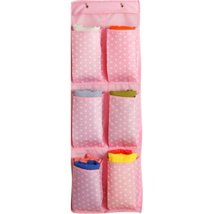 宿舍包包收纳挂袋 悬挂式储物袋 布艺门后牛津布多层墙挂式收纳袋