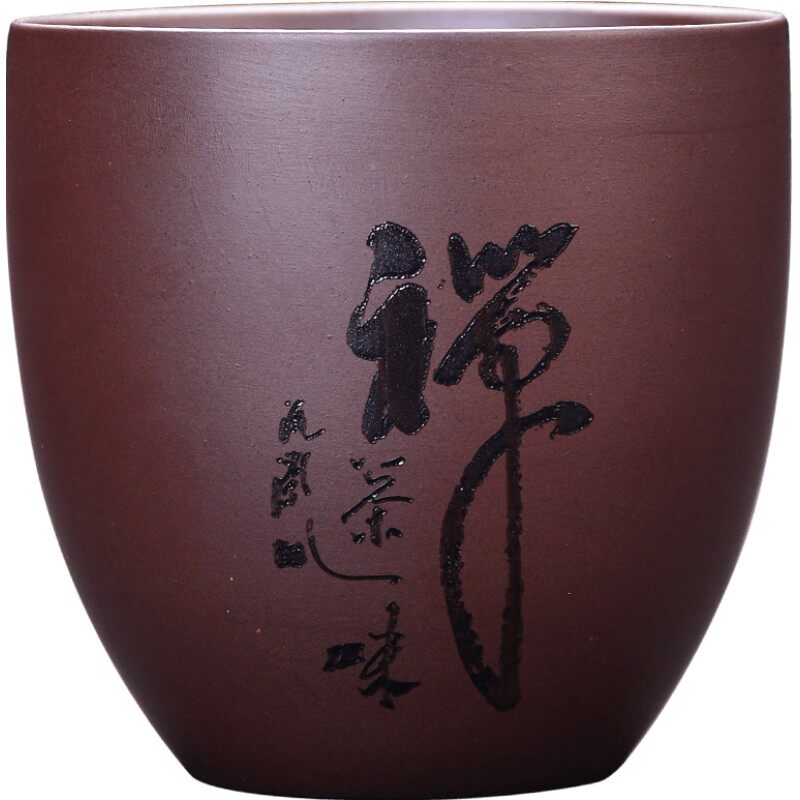 私人订制 茶具功夫茶杯单杯品茗杯大号主人杯普洱茶杯个人杯紫砂