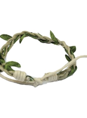 简约森系文艺服装配饰树叶手链