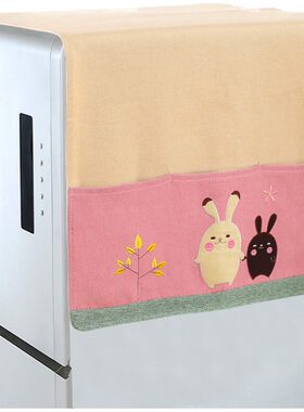 馨强家居防尘罩双层棉麻材质
