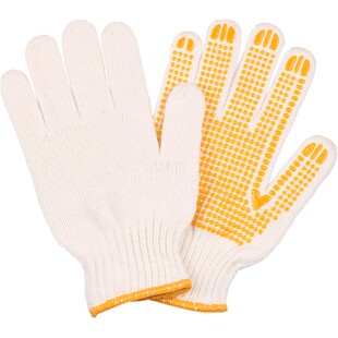 星工 点胶手套 点塑 点珠 防滑耐磨 劳保防护线手套