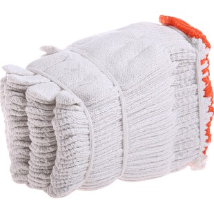 棉线手套劳保男工地工作干活劳动耐用磨加厚纱布一次性老保薄款