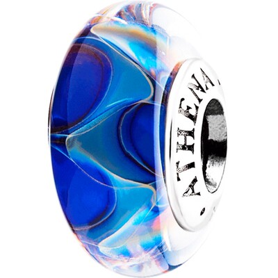 diy蓝色手链琉璃珠