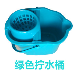 加厚手压拖把桶 大号家用挤水桶拧干桶拖地桶 带滑轮拧水桶地拖桶