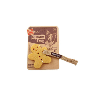 GiGwi贵为洁牙胶片 狗狗玩具泰迪金毛耐咬磨牙棒 纯橡胶高品质