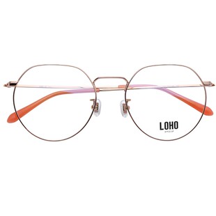 LOHO商场同款光学镜女金属全框眼镜框男超轻潮流镜框LH01032