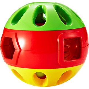 澳贝响铃滚滚球宝宝抓球手玩具铃铛球抓玩具婴儿球手亲子互动玩具
