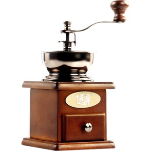 手摇磨豆机咖啡豆研磨机磨粉器复古磨咖啡豆手动咖啡机粉碎机家用