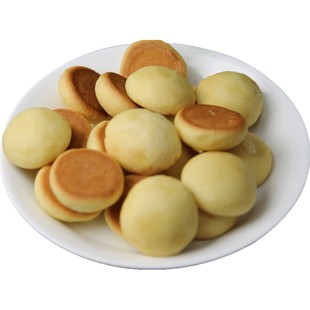 鼎丰真光头饼干手工点心老式糕点零食绿豆茶点长春特产小吃280g