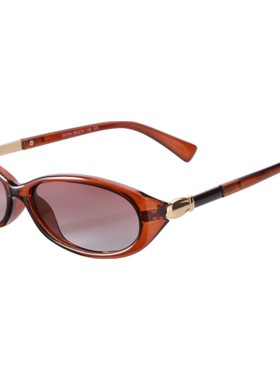 锐盾女士新款优雅小框太阳镜复古小脸墨镜偏光驾驶镜韩版长圆脸潮